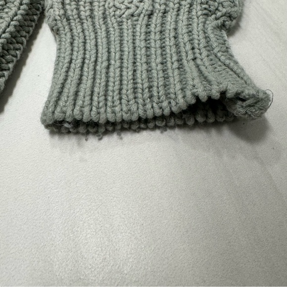 High Sierra by Mervyns Sweater Mens  XL XLarge Gray Knit Vintage Cotton Cable - Picture 3 of 8